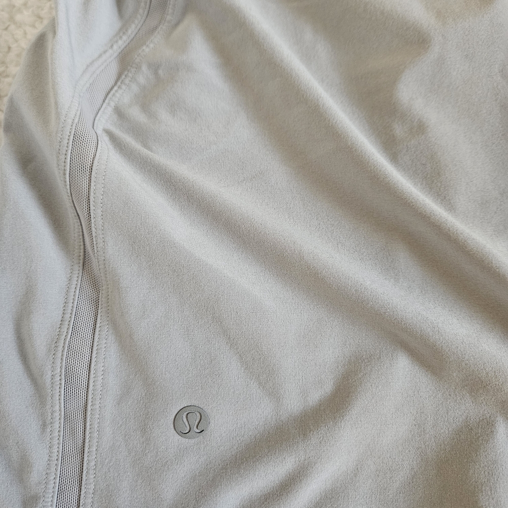 Lululemon Light Gray Athletic Shorts